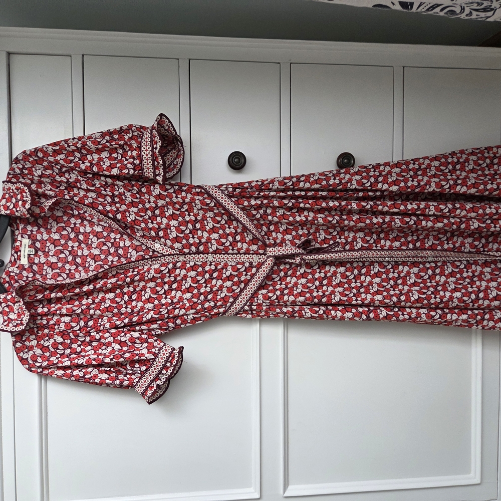 Max Studio Red Floral Maxi Dress